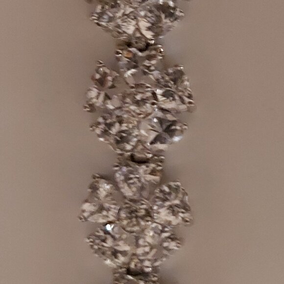NEVER WORN Floral CZ Bracelet - Picture 2 of 2